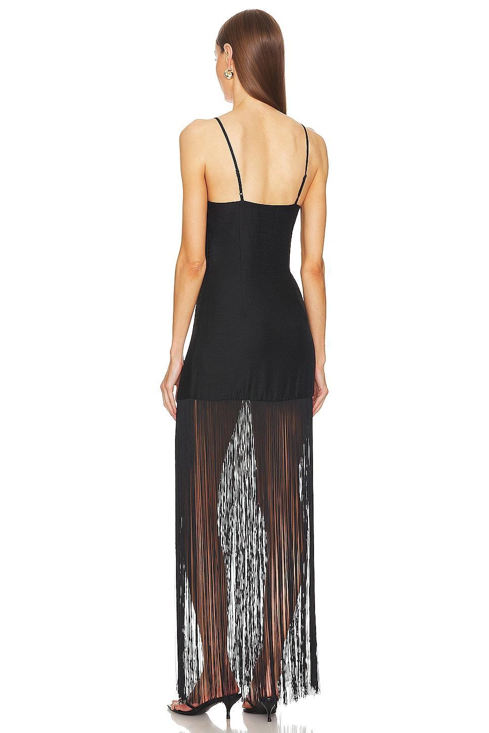 Zodiac Fringe Gown SIMONMILLER Product Image