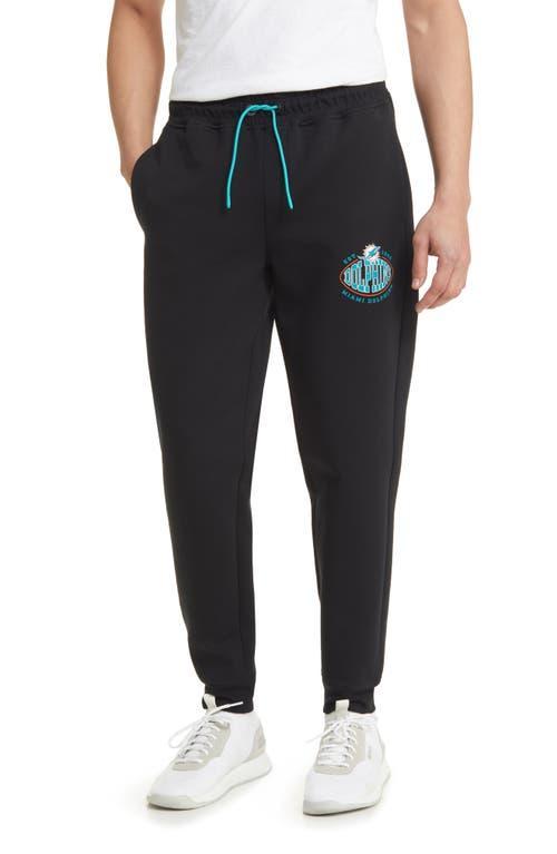 Mens BOSS x NFL Cotton-Blend Tracksuit Bottoms With Collaborative Branding Product Image