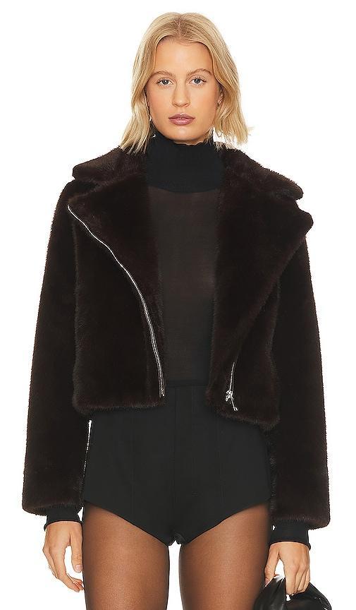 Faux Mink Jacket Product Image