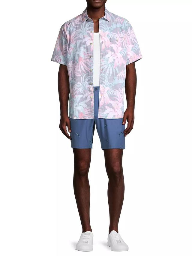 Nova Wave Midnight Tropics Button-Front Shirt Product Image