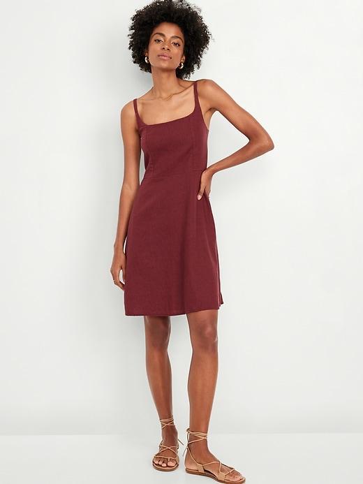 Fit & Flare Cami Mini Dress Product Image