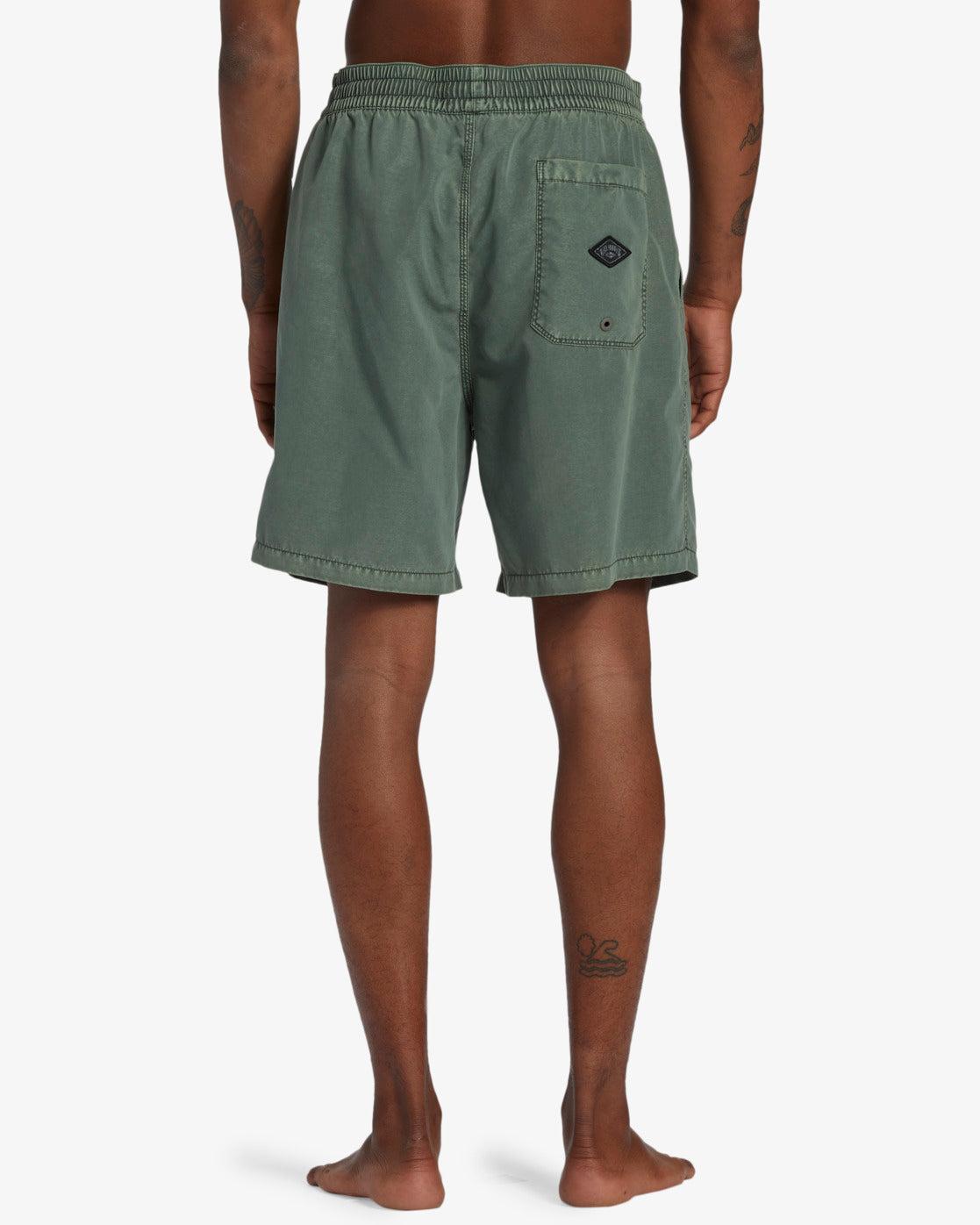 All Day Overdyed Layback 17" Swim Trunks - Surplus Male Product Image