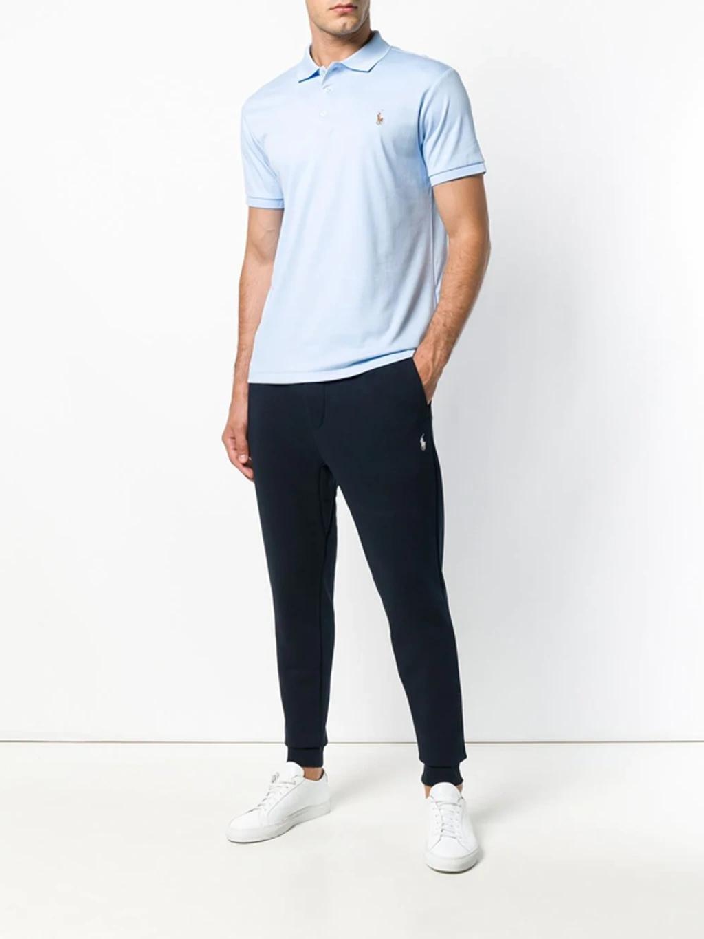 Basic Polo Shirt In Blue Product Image