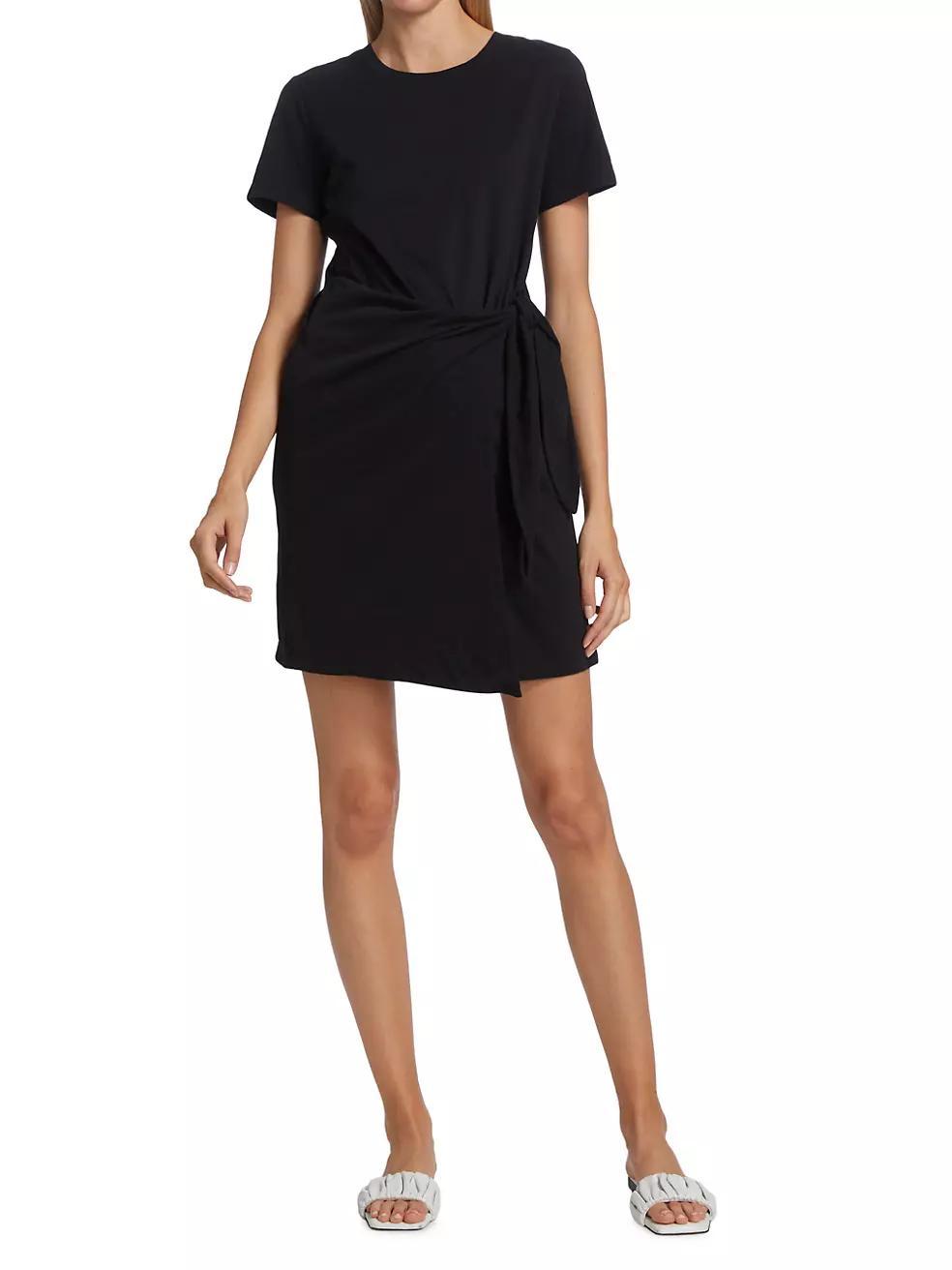 Edie Wrap T-Shirt Dress Product Image