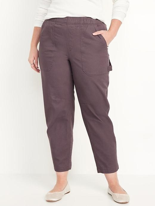 High-Waisted Pulla Utility Pants Product Image