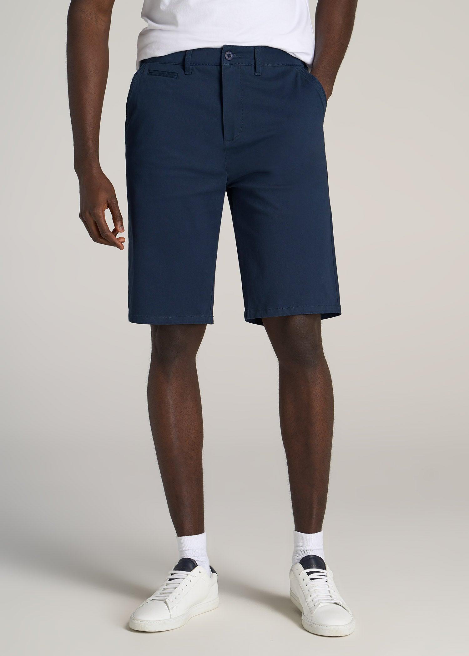 Chino Shorts for Tall Men in Soft Beige Product Image