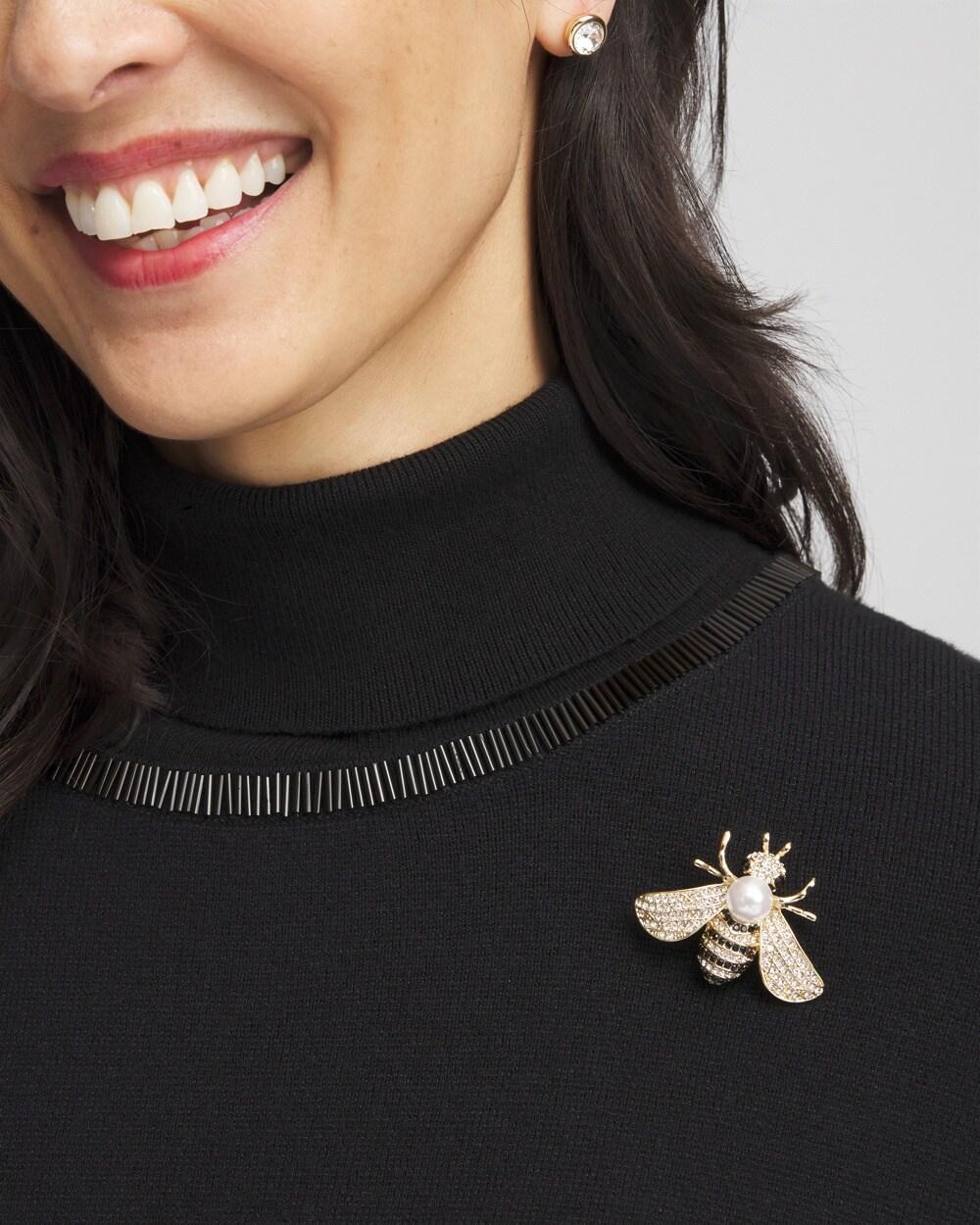 Pavé Bumble Bee Brooch Product Image