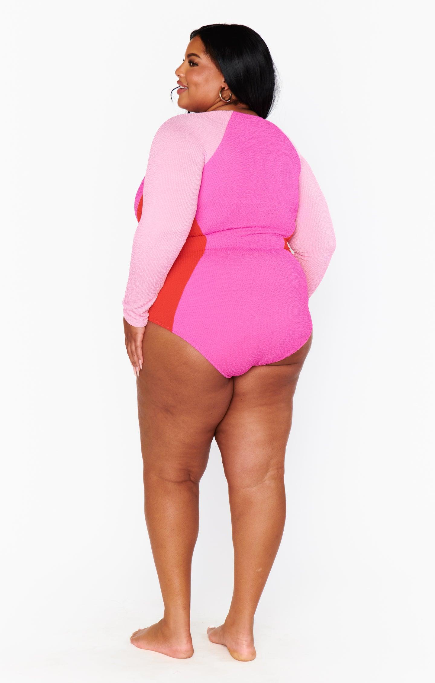 Surfside One Piece ~ Pink Pop Scrunch Product Image