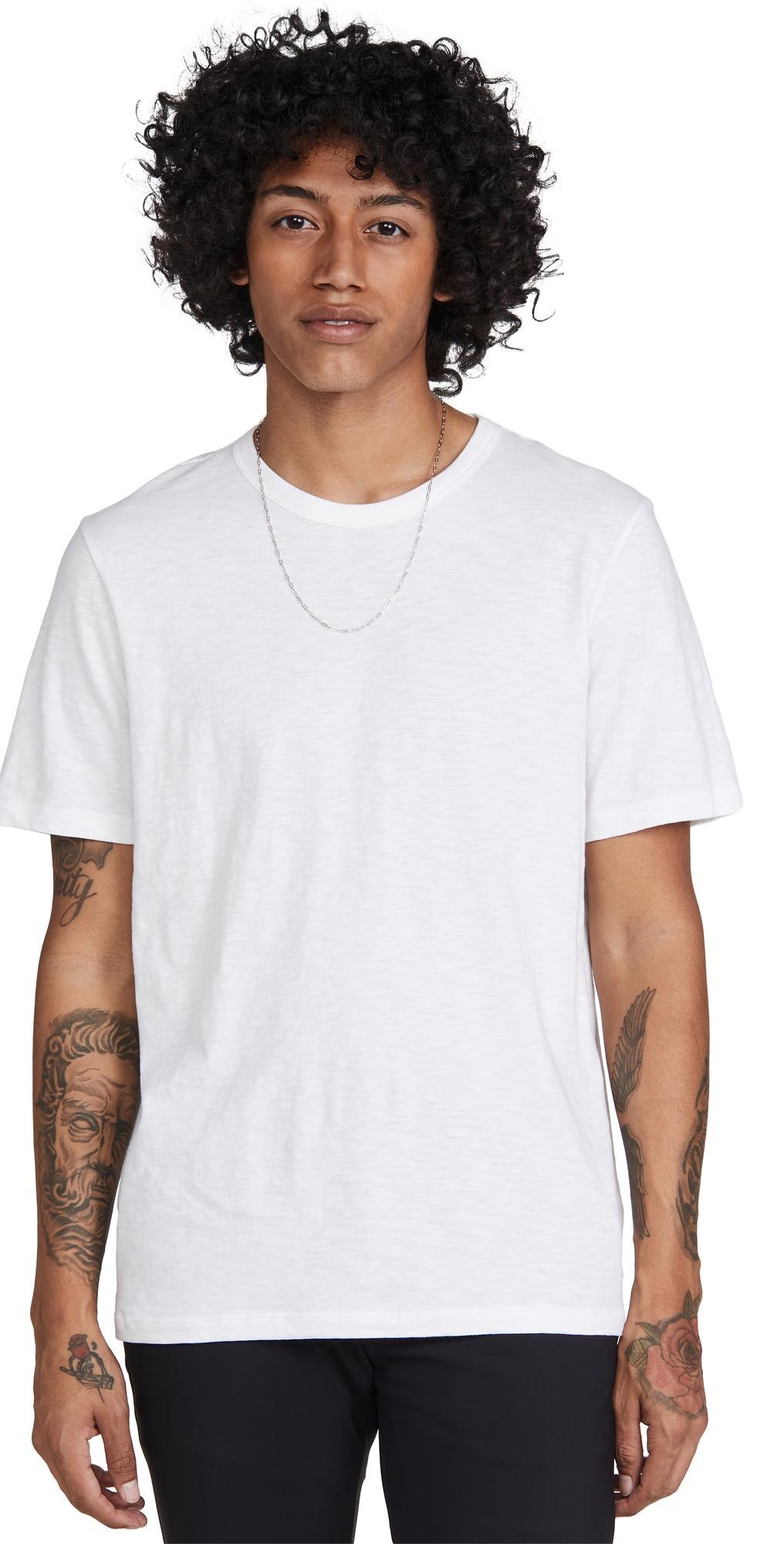 Mens Essential Short-Sleeve Cotton T-Shirt Product Image