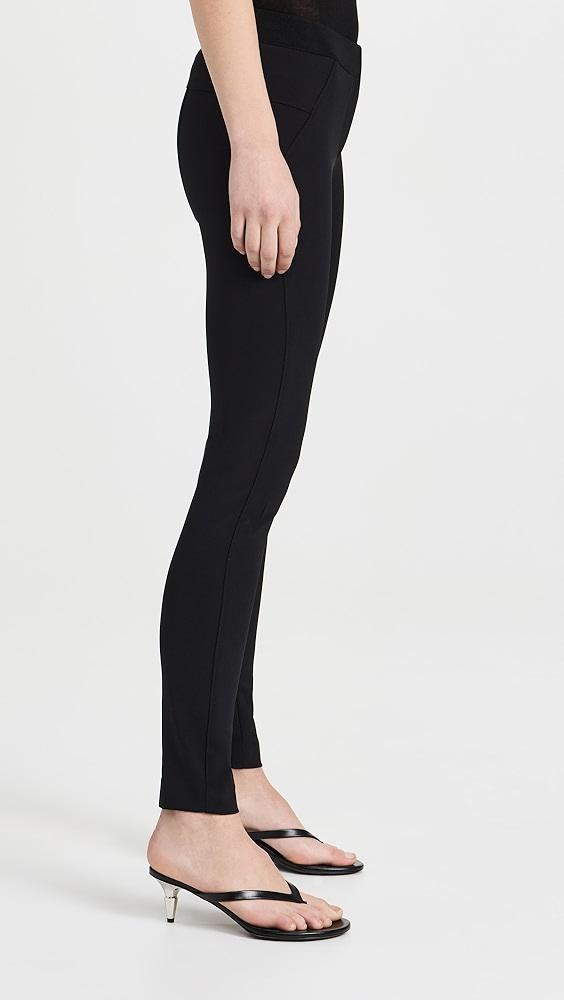 Veronica Beard Black Scuba Leggings | Shopbop Product Image