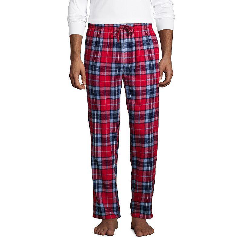 Big & Tall Lands End Flannel Pajama Pants, Mens Product Image