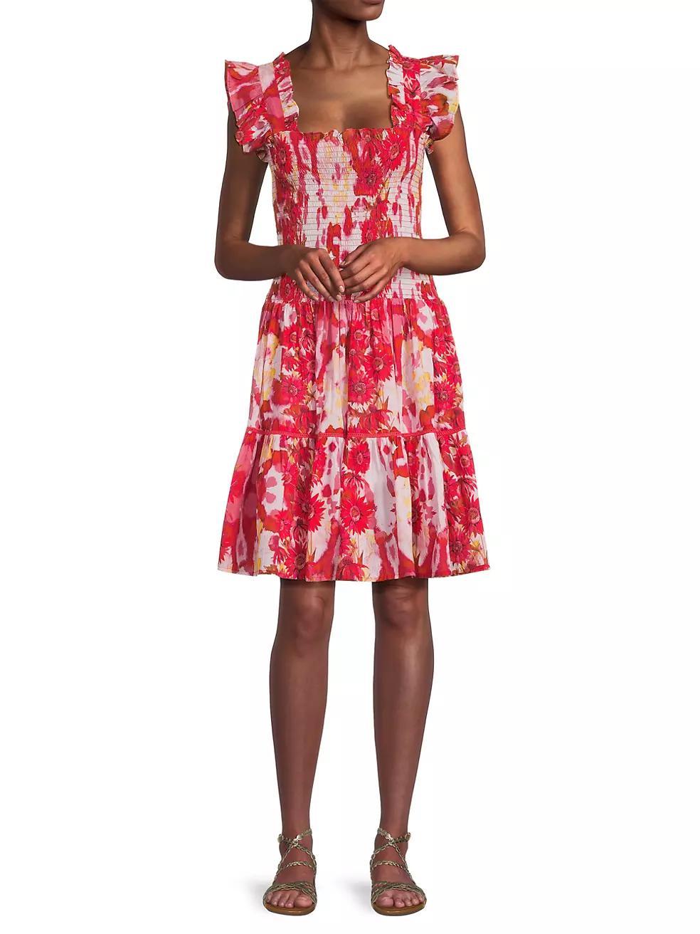 Elena Floral Minidress Product Image