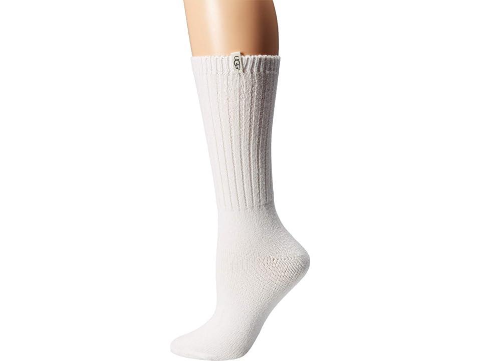 UGG Rib Knit Slouchy Crew Socks Women's Crew Cut Socks Shoes Product Image