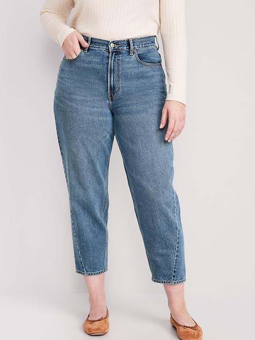 Extra High-Waisted Balloon Ankle Jeans Product Image