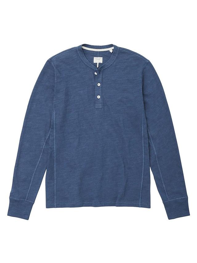 rag & bone Classic Cotton Henley Product Image