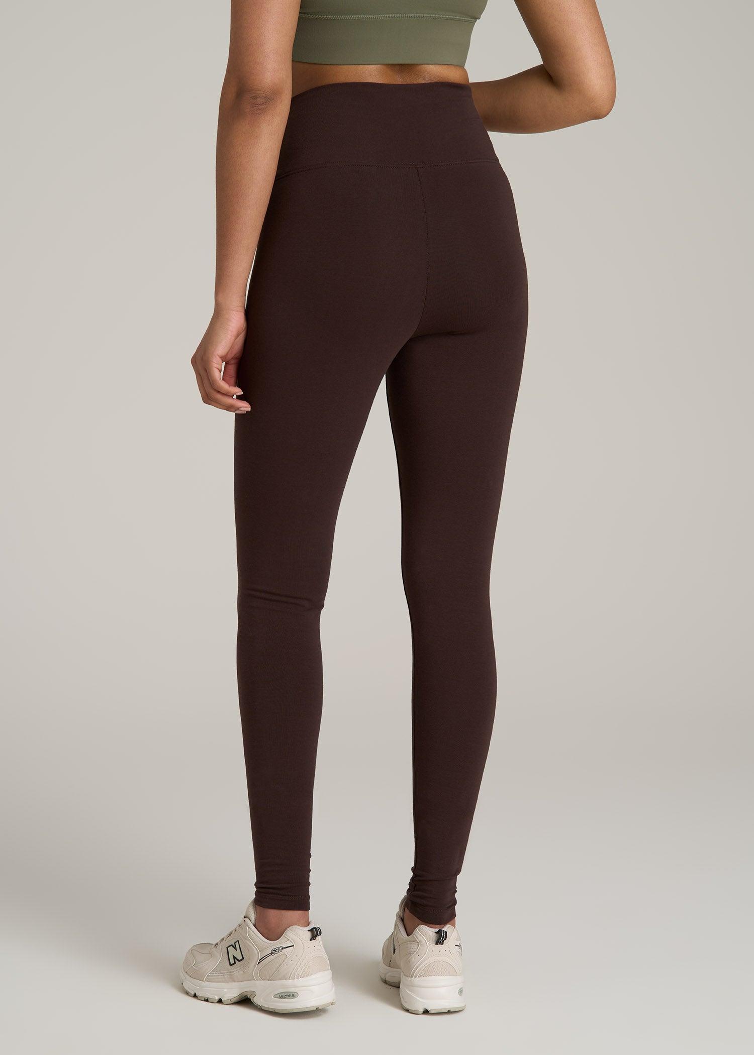 Women's Tall Cotton Leggings in Espresso Product Image