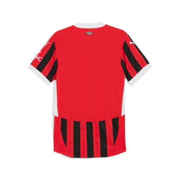 PUMA AC Milan 24/25 Men's Authentic Home Soccer Jersey in For All Time Red/Black Product Image