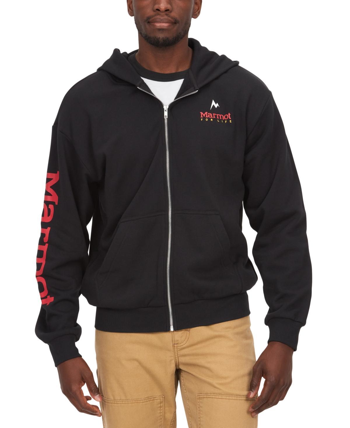 Marmot Mens for Life Logo-Print Full-Zip Hoodie Product Image