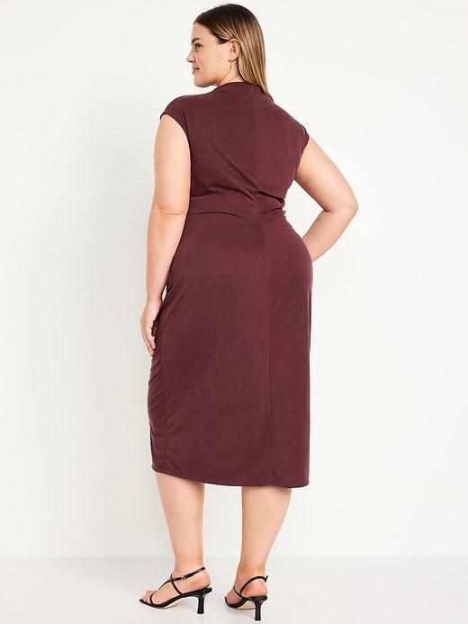 Ruched Midi Dress Product Image