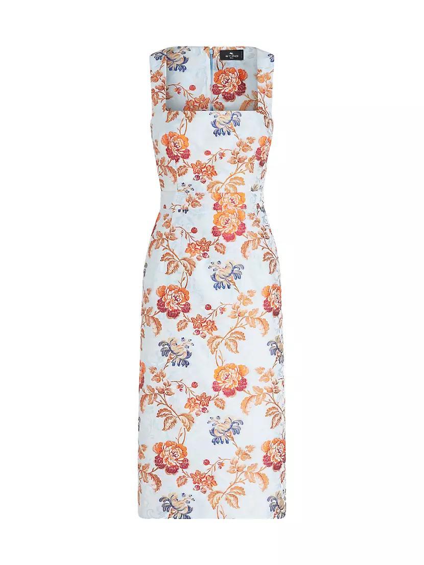 Floral Sleeveless Midi-Dress Product Image