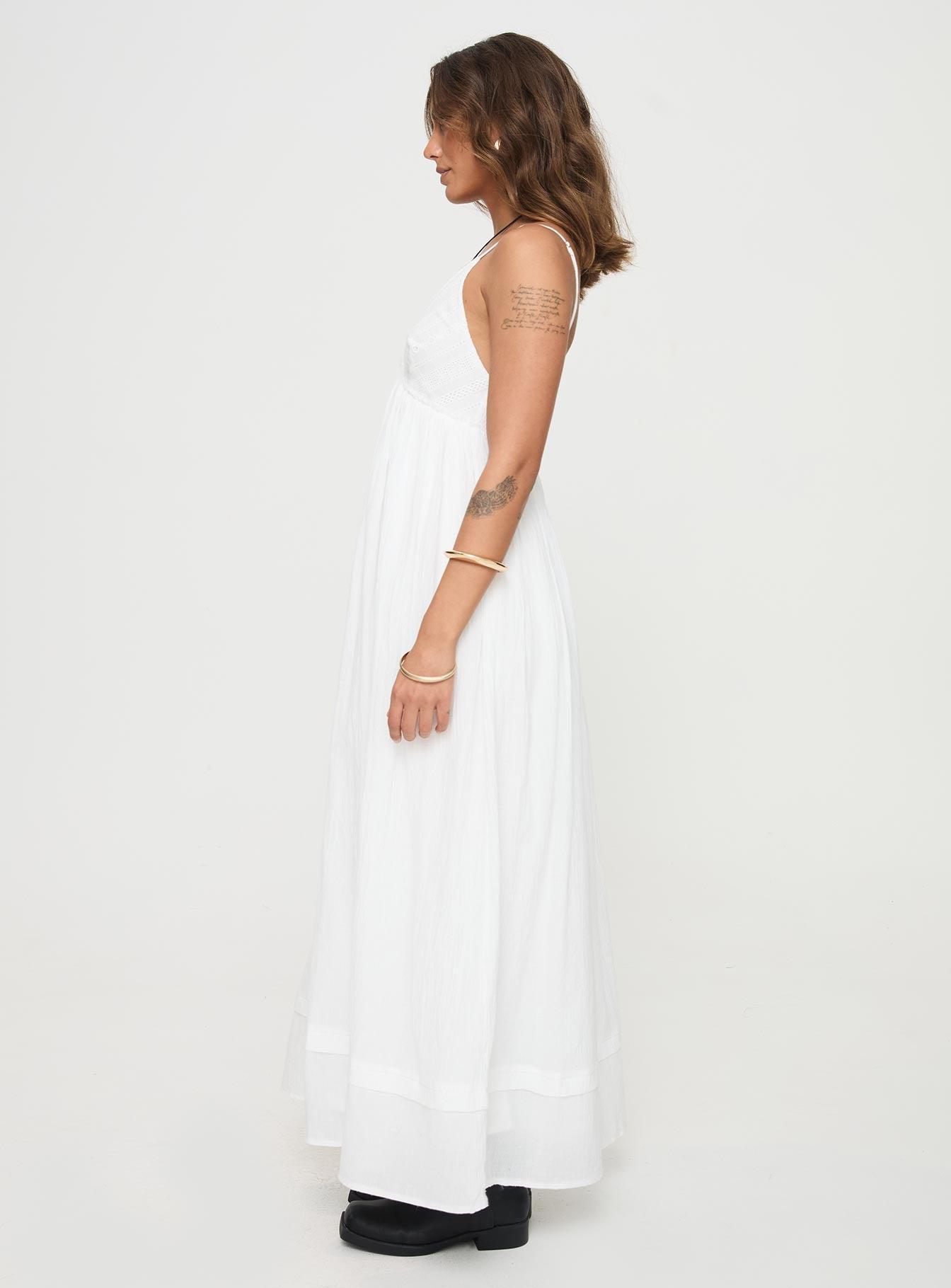 Eriksson Maxi Dress White Product Image