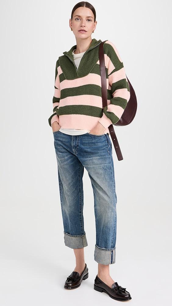 MINKPINK Darcy 1/4 Zip Knit Sweater | Shopbop Product Image