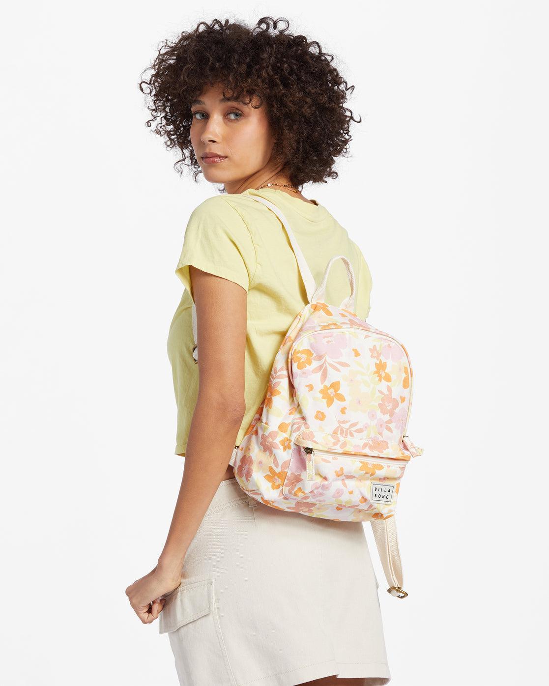 Mini Mama Canvas Backpack - Salt Crystal Female Product Image