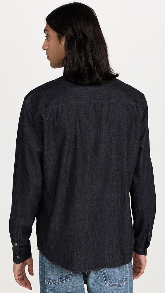 Maison Kitsune Light Denim Shirt | Shopbop Product Image