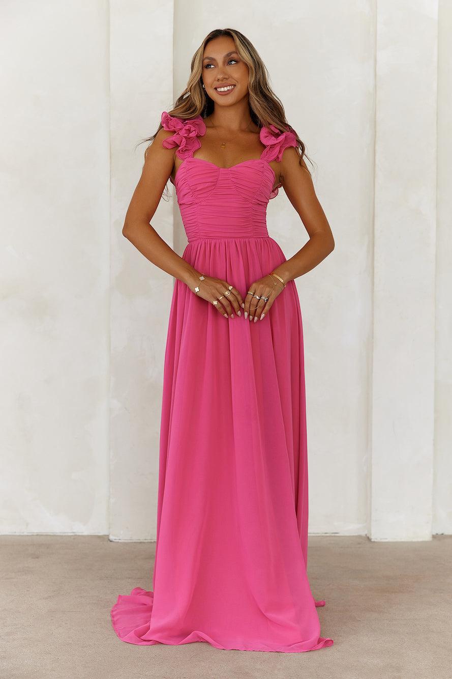 Finest Couture Maxi Dress Pink Product Image