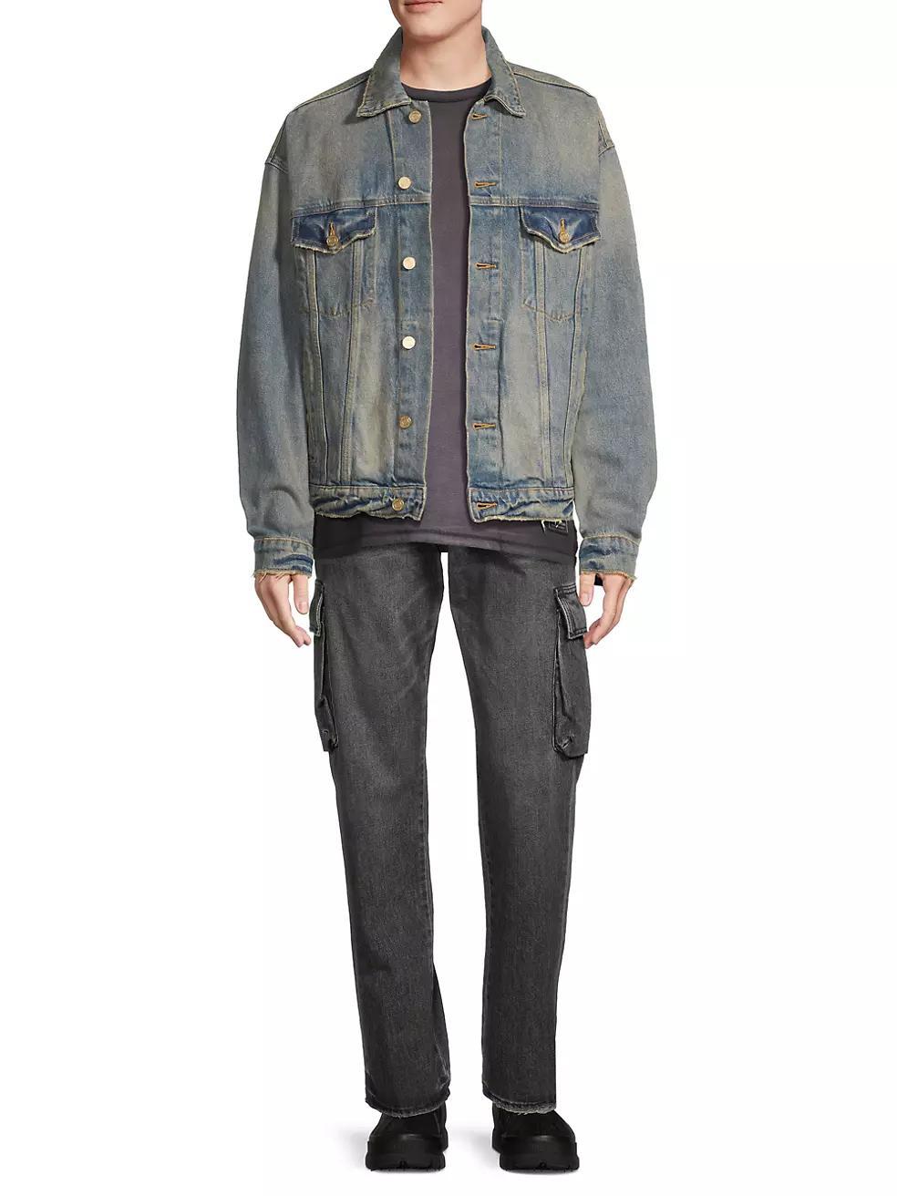 Oversize Vintage Denim Jacket Product Image