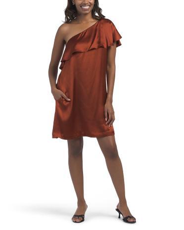 Silk Karleen Mini Dress for Women Product Image