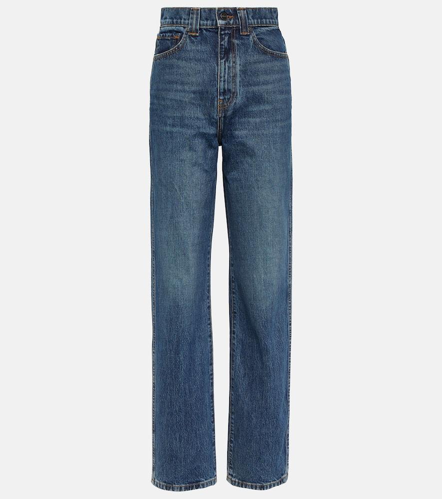 Albi High-rise Straight Jeans In Archer Product Image