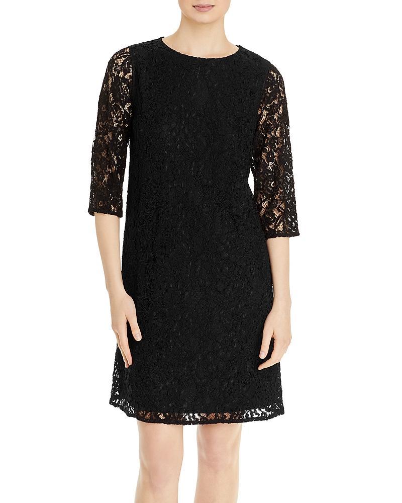 Womens Flora Lace Knit Swing Dress Product Image