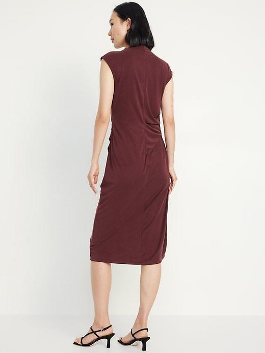 Ruched Midi Dress Product Image