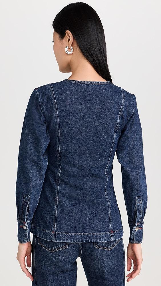 ALIGNE Audrey Denim Top | Shopbop Product Image