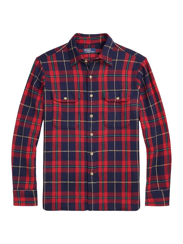 Mens Flannel-Clrnrelbps-Long Sleeve-Sport Shirt Product Image