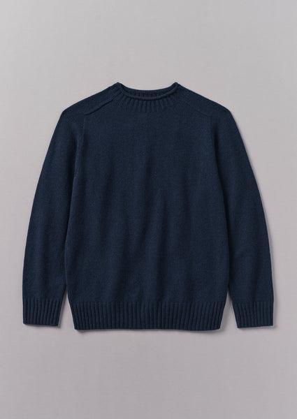 Seamless Wool Cashmere Sweater | Midnight Product Image