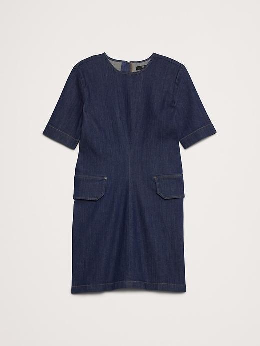 Denim Utility Mini Dress product image