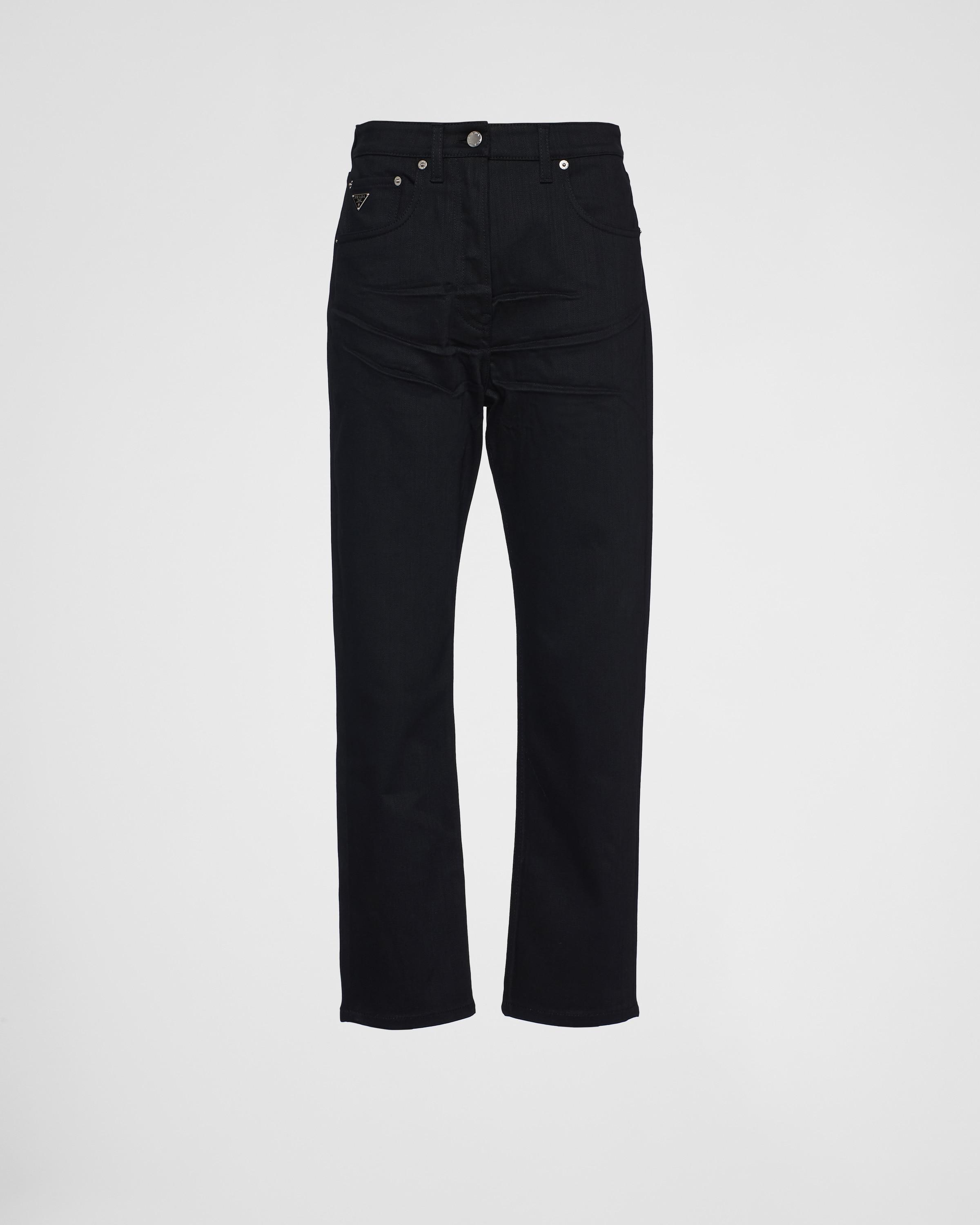 Stretch denim five-pocket jeans Product Image