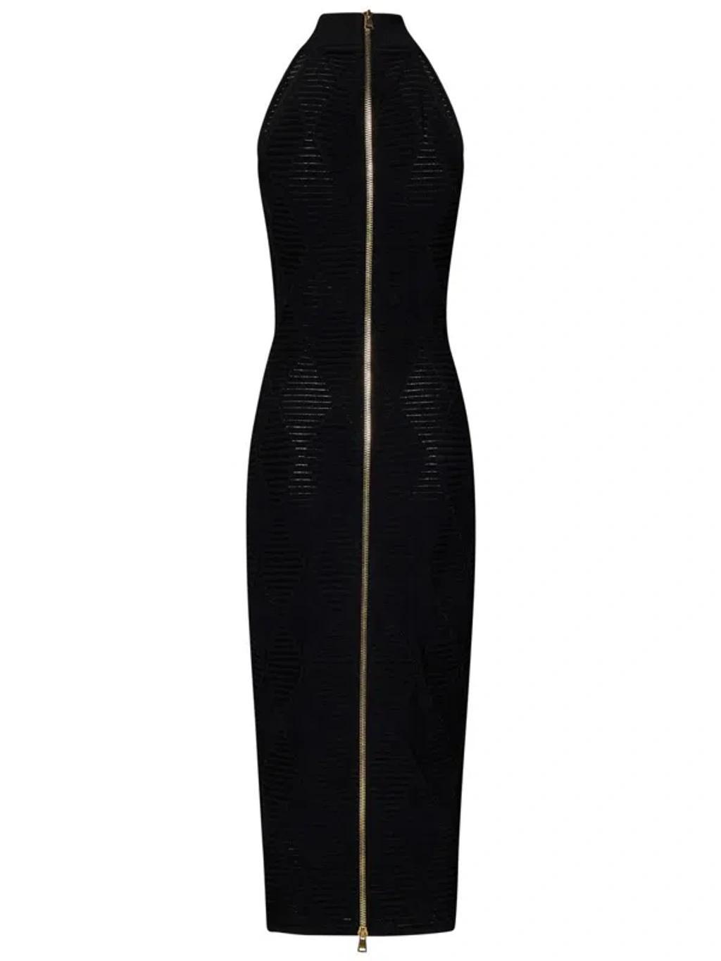 BALMAIN Sleeveless Textured In Black Product Image