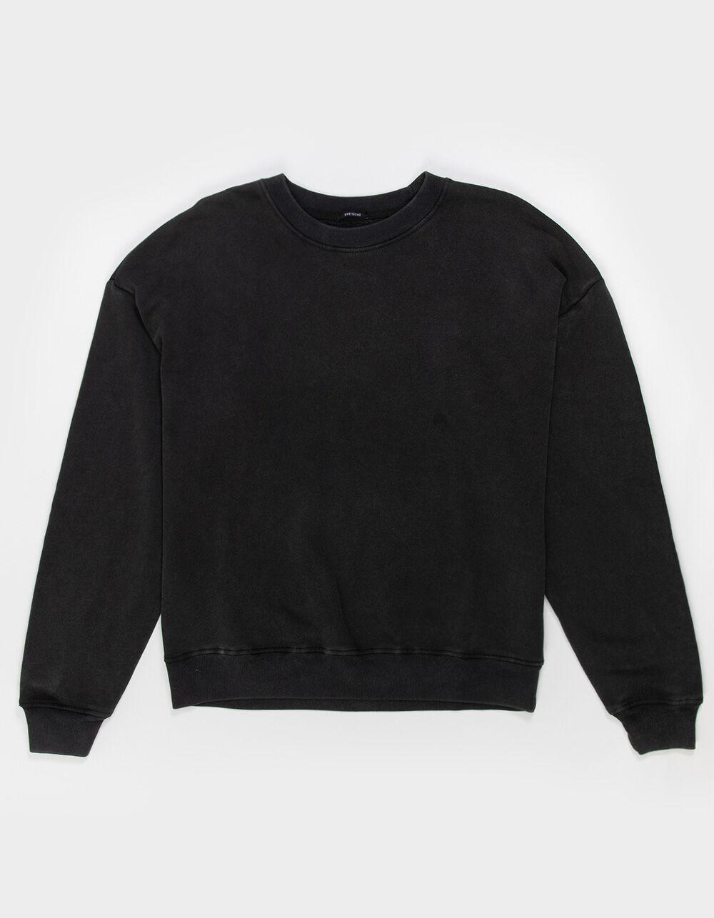 RSQ Mens Washed Oversized Crewneck Sweatshirt Product Image