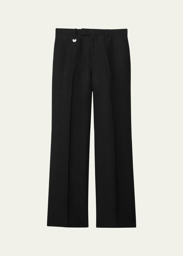 Mens Coin Tab Wool Trousers Product Image