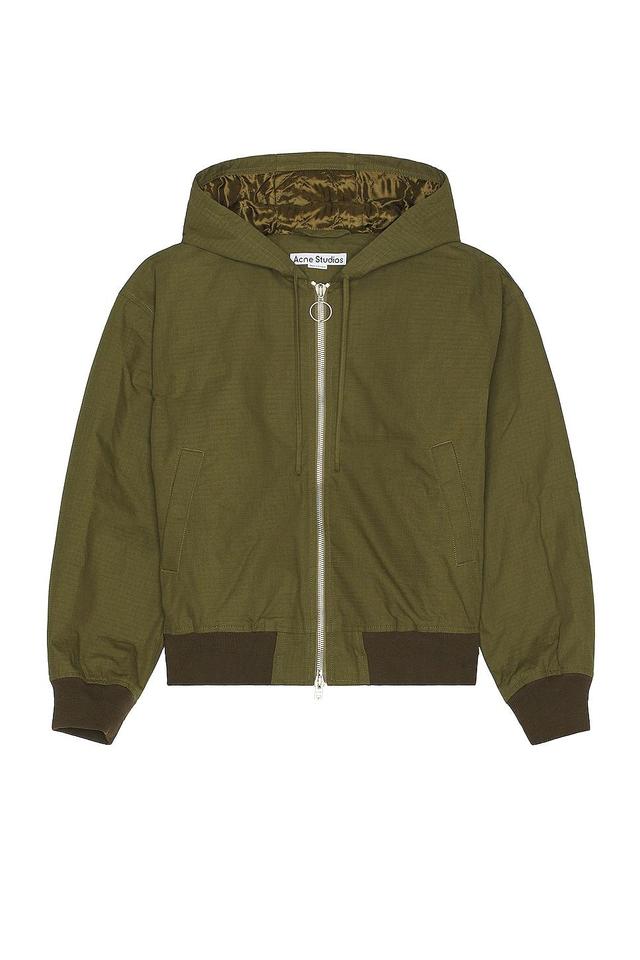 Acne Studios Bomber Jacket in Olive Product Image