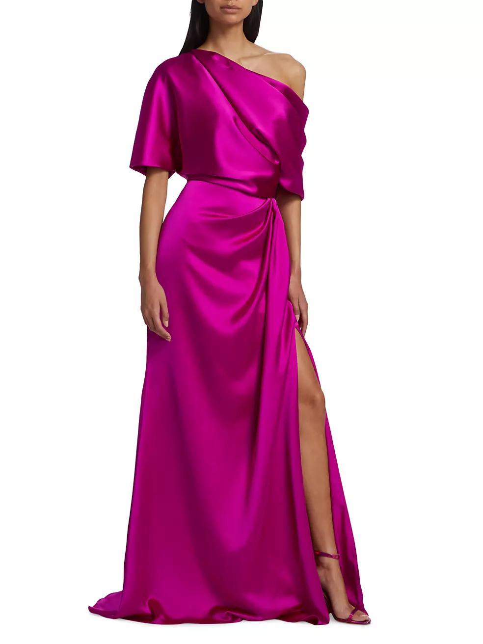 Draped Off-The-Shoulder Gown Product Image