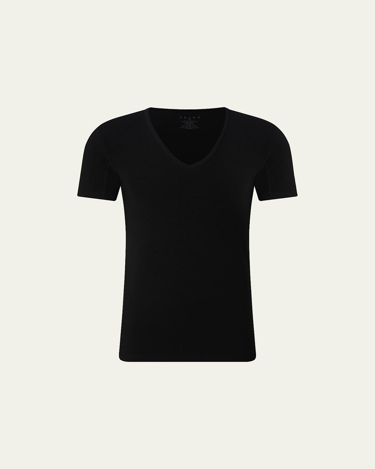 Mens Cotton-Stretch V-Neck T-Shirt Product Image