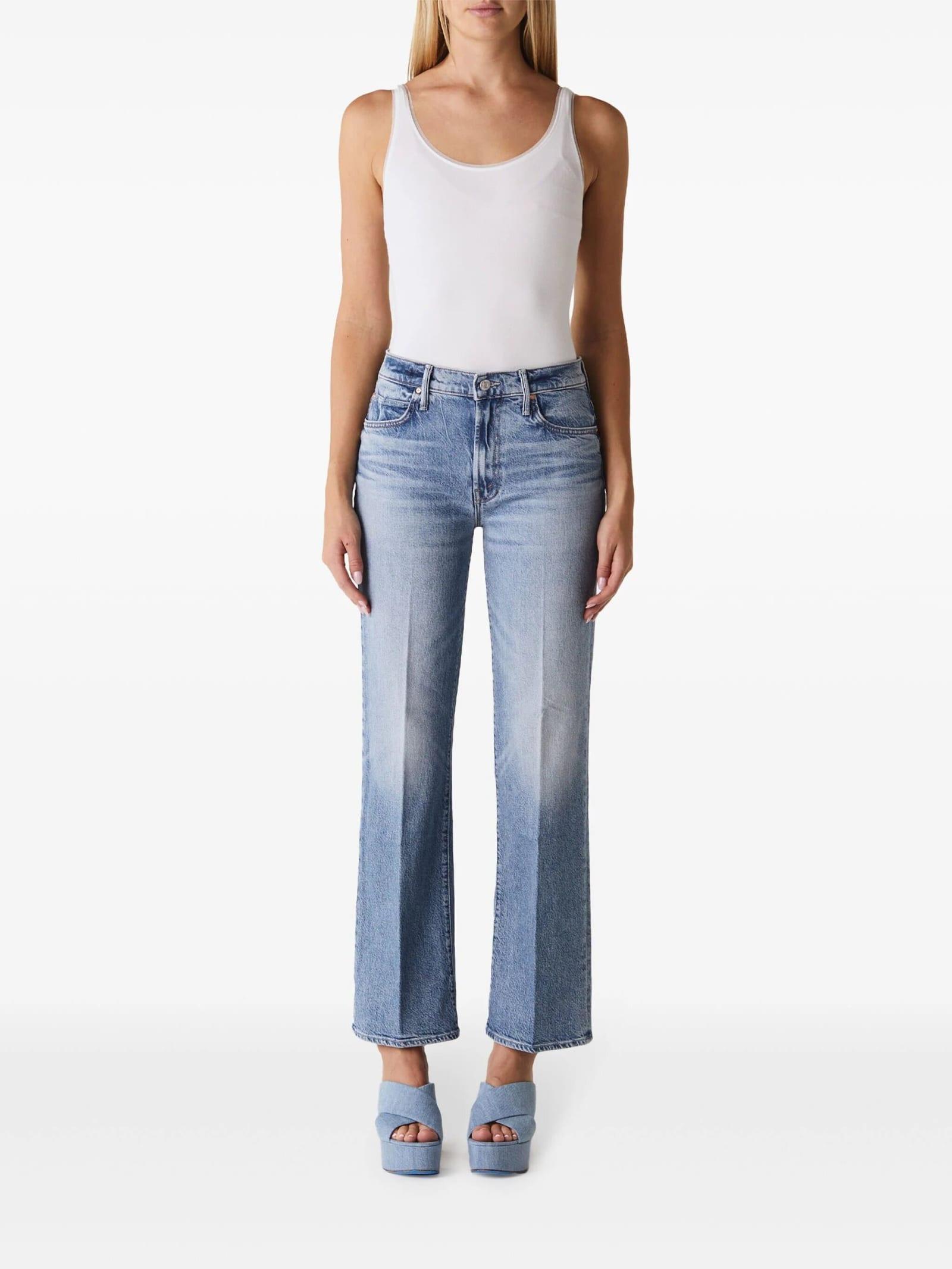 The Kick It Wide-leg Jeans In Blue Product Image