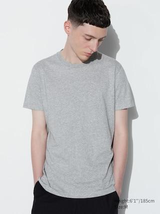 Mens Dry Color T-Shirt Gray 2XS UNIQLO US Product Image