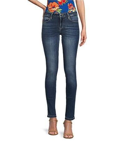 Guess Curve Mid Rise Skinny Jeans Product Image