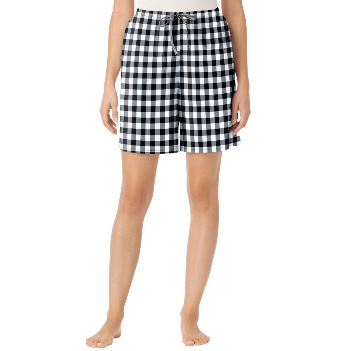 Dreams & Co. Womens Woven Sleep Short Product Image