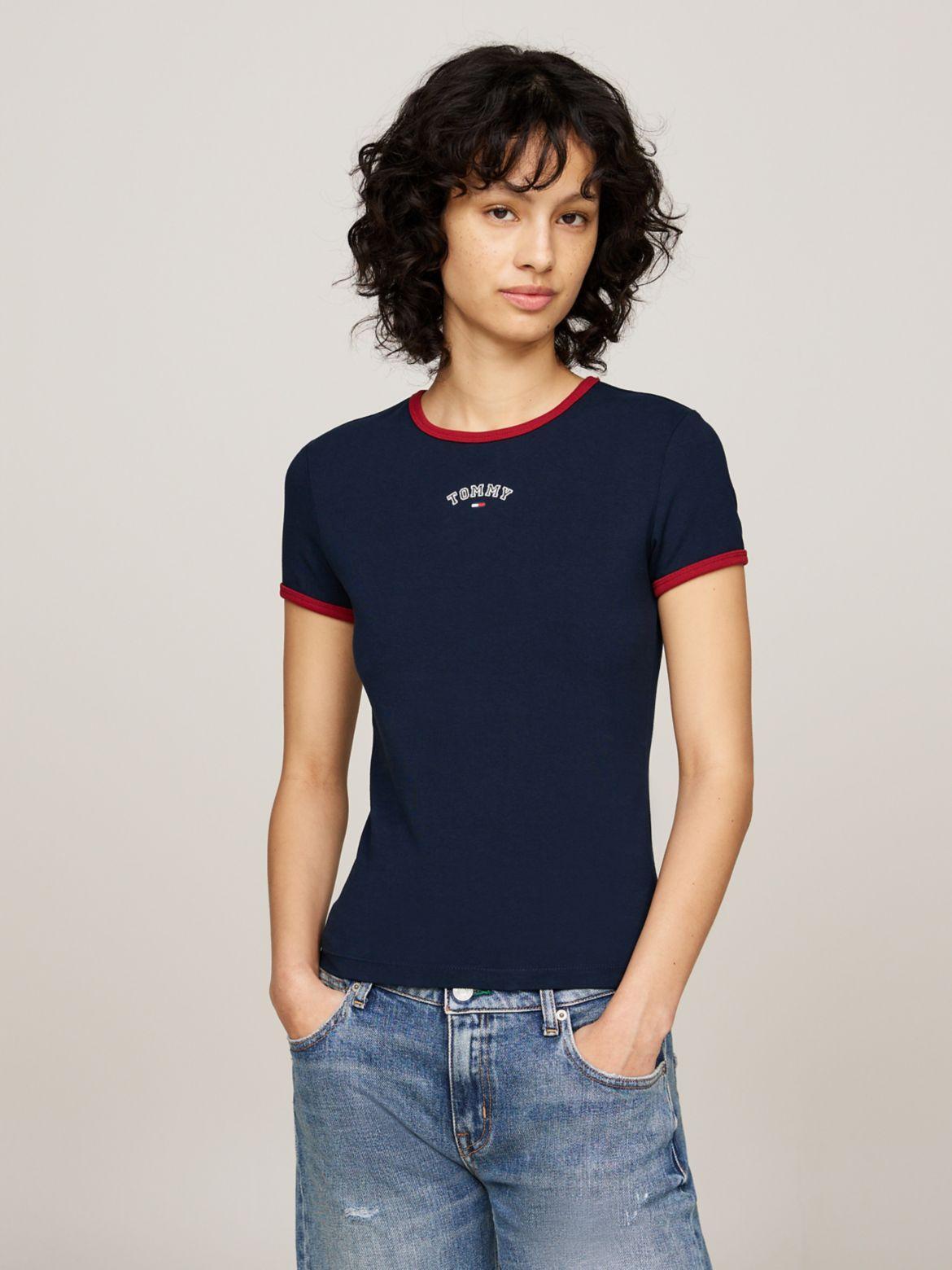 Tommy Jeans Women's Varsity Slim T-Shirt Product Image